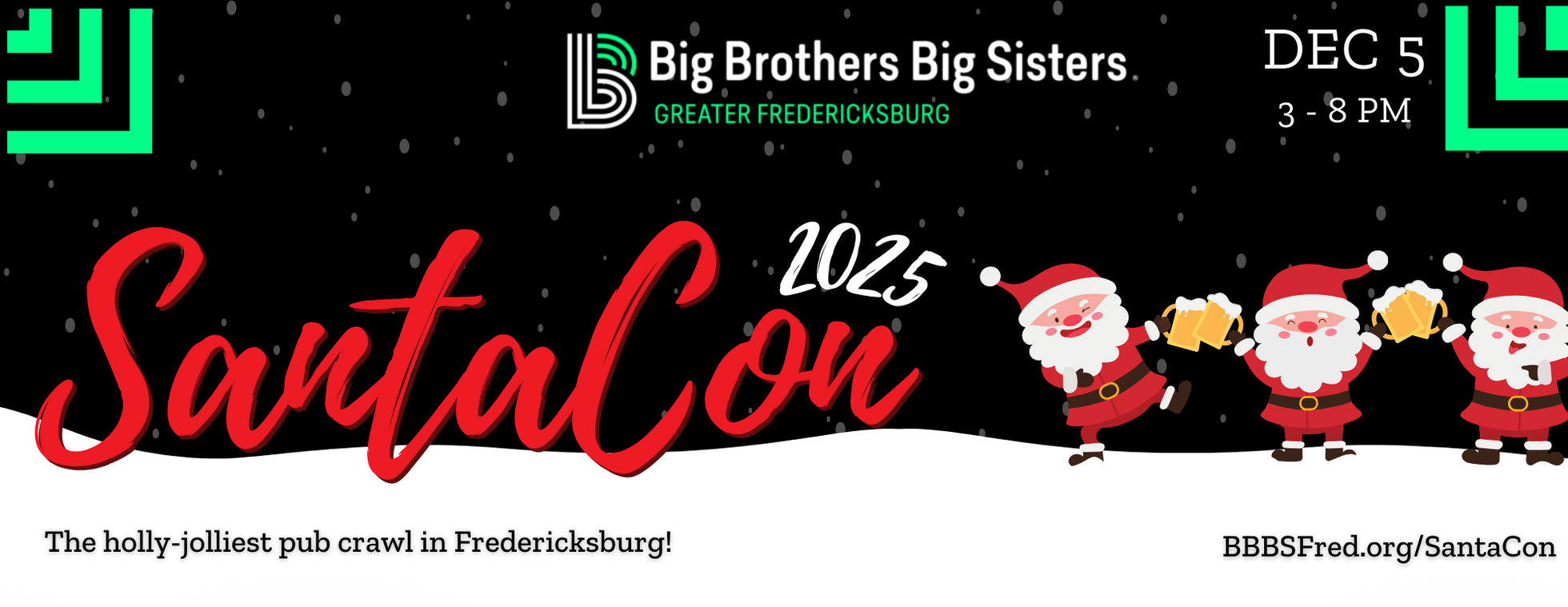 BBBS Greater Fredericksburg SantaCon 2025